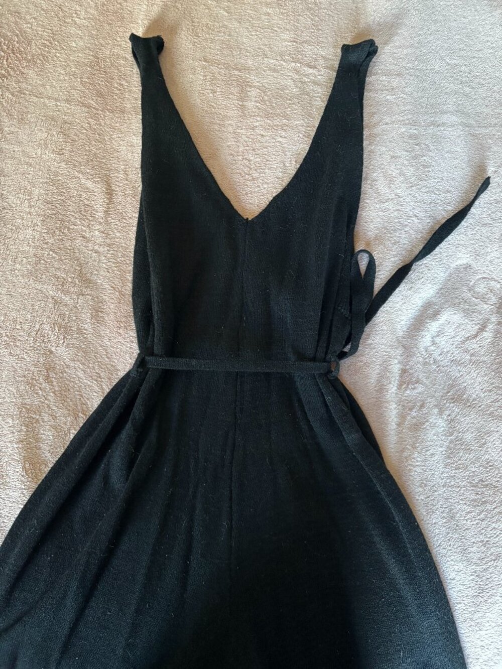 very J Black Knit Romper Size Large